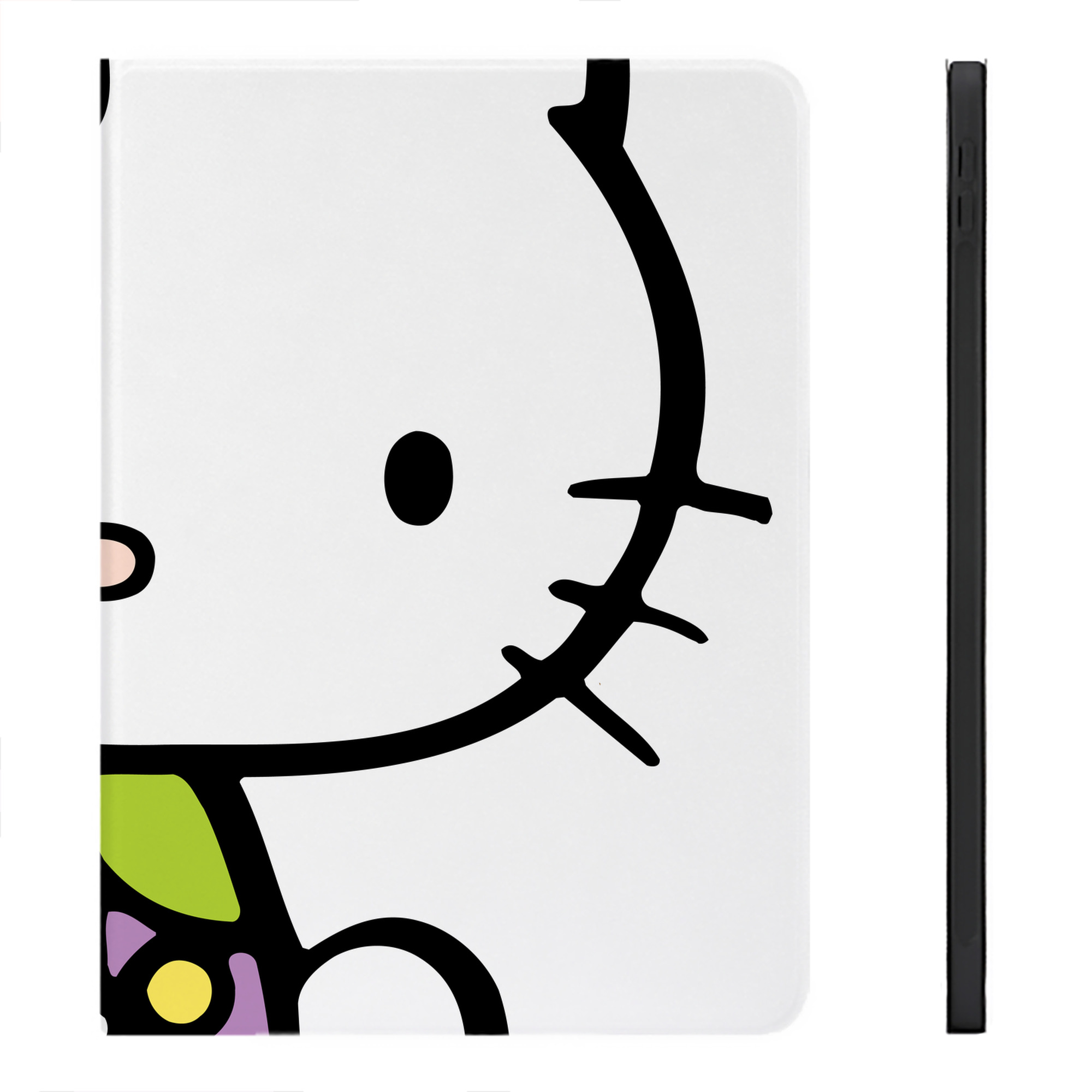 （画像用） Hello Kitty ハローキティ IPadケース ペンホルダー付き ブックスタイルデザイン
